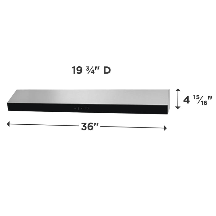 Frigidaire Undercabinet 36" Ventilation Hood - FRIGIDAIRE (FCVW3662AS)