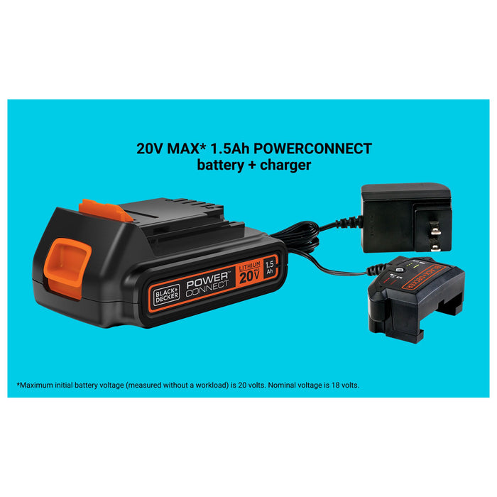 20V LITHIUM BATTERY 1.5AMP WITH CHARGER COMBO (LBXR20CX)