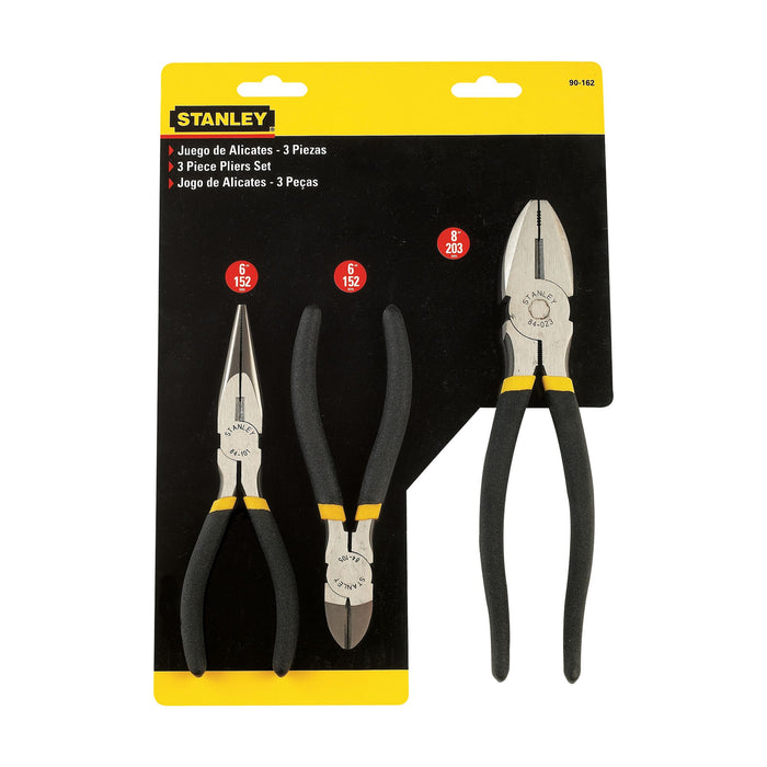 3PC PLIERS SET - STANLEY (90-162LA)