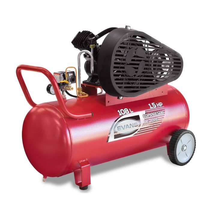 Compresor de Aire 1.5HP - 108L - Evans(E13VME150-108)