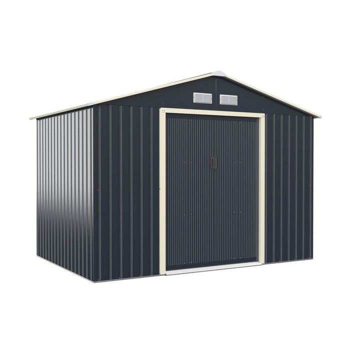 METAL STORAGE SHED FOR GARDEN TOOLS 9' x 6'