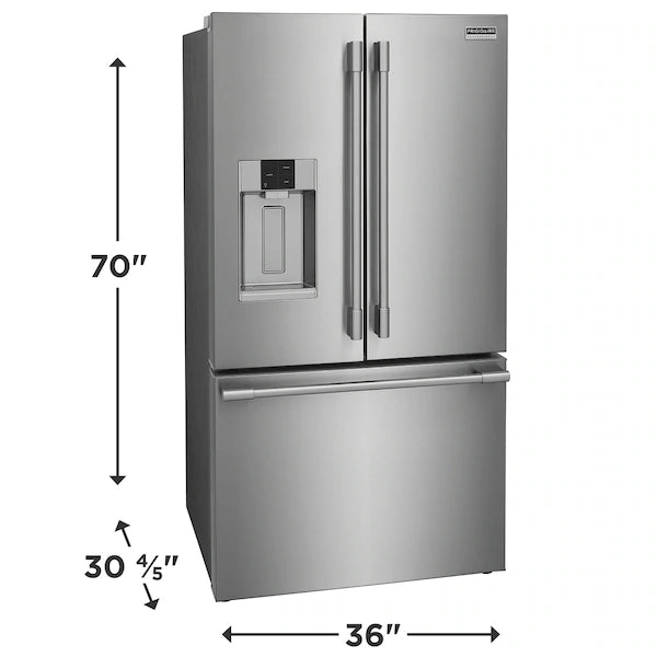28 Cu. Ft. Standard-Depth French Door Refrigerator Stainless Steel - PROFESIONAL (PRFS2883AF)