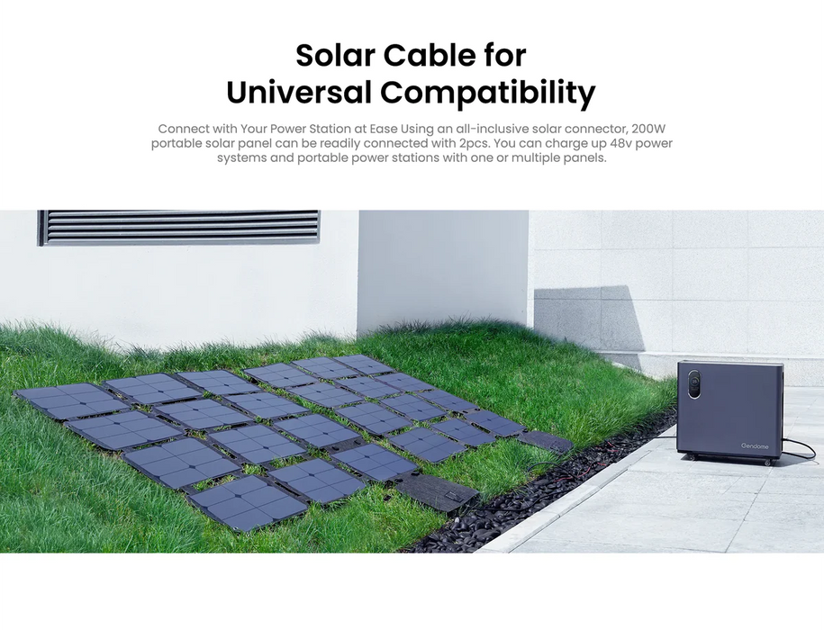 Gendome 200W Portable Solar Panel (Gendome200W)
