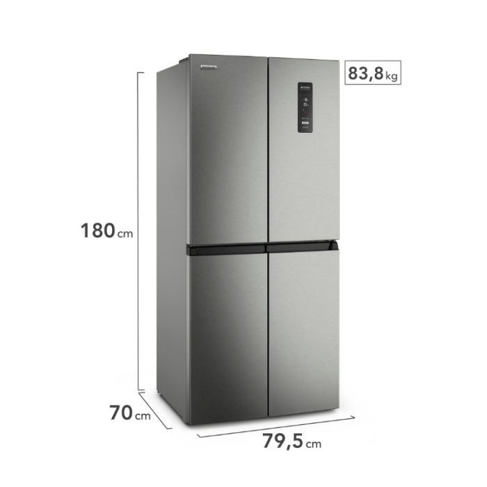 Refrigerador Multi Door 4 puertas 16.2 Cu. Ft Gris - FRIGIDAIRE (FRQU40E0HWS)