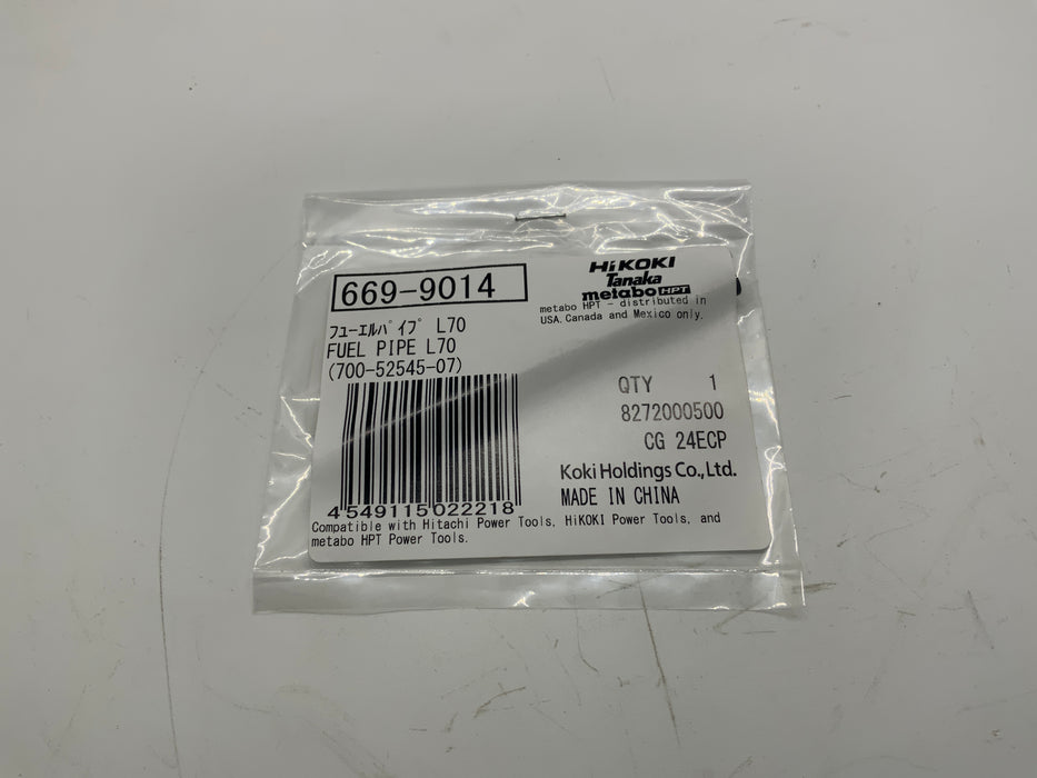 Fuel Pipe- (669-9014)