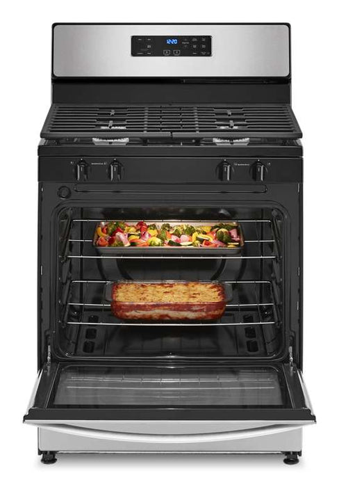 5.1 Cu. Ft. Freestanding Gas Range with Broiler Drawer Stainles Steel - WHIRLPOOL (WFG320M0MS)