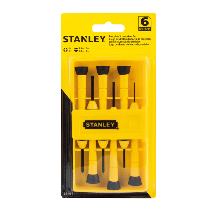 6PC PRECISION SCREWDR SET - STANLEY (466052)