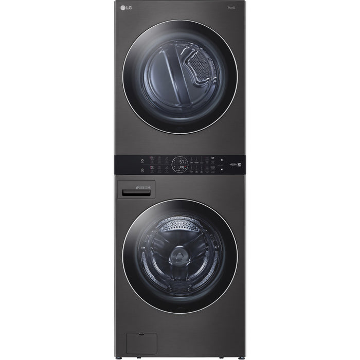 27" WASH TOWER 4.5CF FL WASHER AND 7.4CF ELECTRIC DRER  BSTEEL LG(WKEX200HBA)