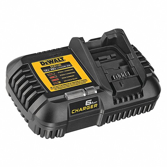 SINGLE-PORT CHARGING FOR 12V/20V, LI-ION 6 AMP -DEWALT(DCB1106-B3)