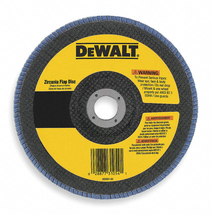 7” X 7/8" Z 80 FLAP DICS - DeWALT (DW8324)