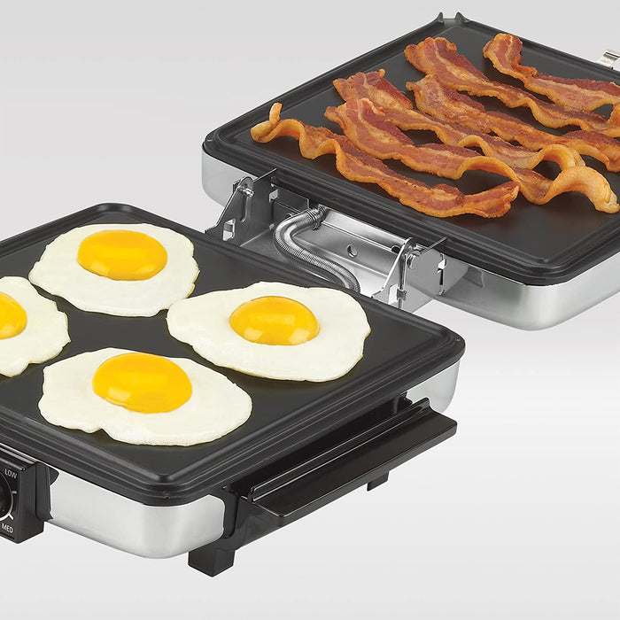 3-IN-1 WAFFLE MAKER , SANDWICH GRILL AND INDOOR GIRLL-B&D (G49TD)
