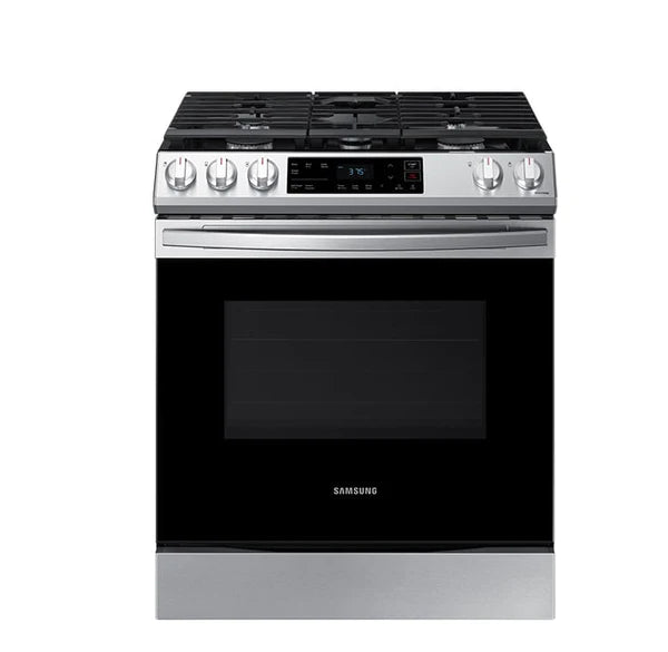 30" SLIDE IN GAS WI FI RANGE SAMSUNG (NX60T8115SS)