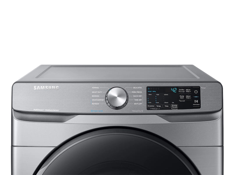 7.5CF ELECTRIC DRYER FL WITH STEAM PLATINIUM-SAMSUNG (DVE45R6100AP/A3) on