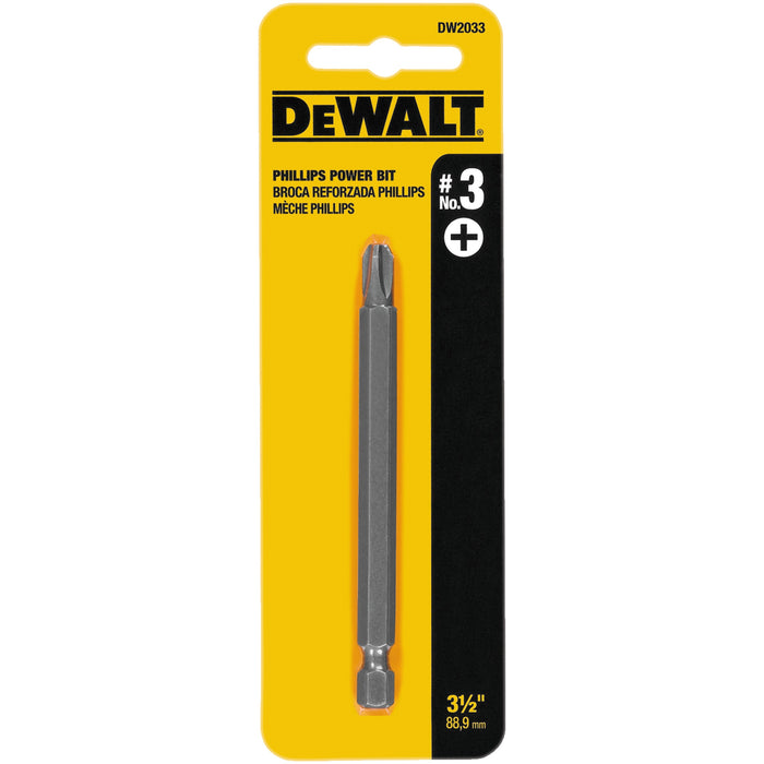 #3 PHILLPS POWER BIT  - DEWALT (DW2033Z)