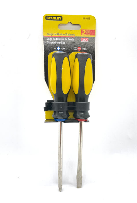 2PC BASIC SCREWDRIVER SET - STANLEY (0460020S)