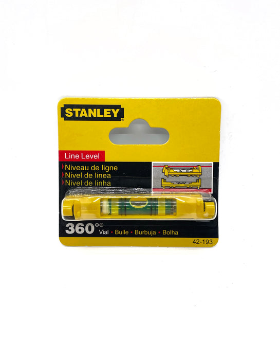 YELLOW PLASTIC LINE LEVEL - STANLEY (442193)