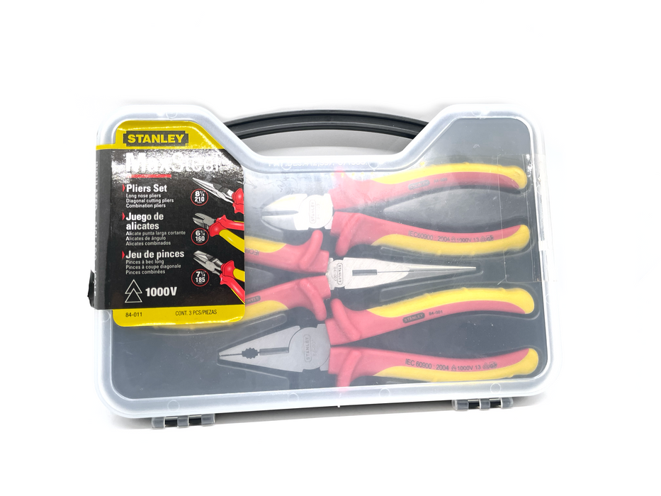 3pc VDE Plier Set - STANLEY (95IB84011)