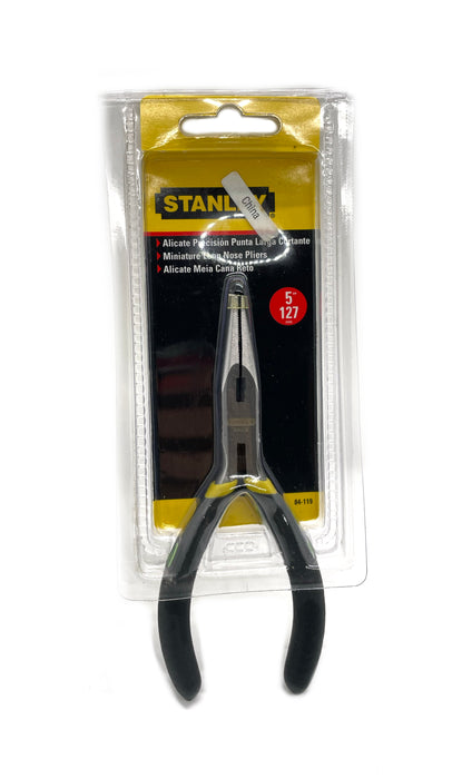 5" MINIATURE LONG NOSE PLIERS - STANLEY (95IB84119)