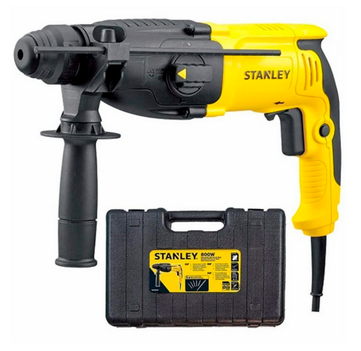 Rotomartillo SDS PLUS 800w - STANLEY (Incluye accesorios)(SHR263KA-B3)