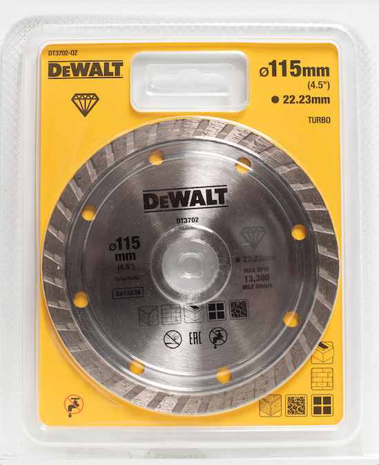Disco de diamante de 4 1/2" - DeWALT (DT3702-QZ)