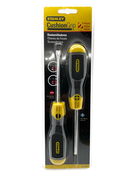 2PCS CG SRECDRIVERS- STANLEY