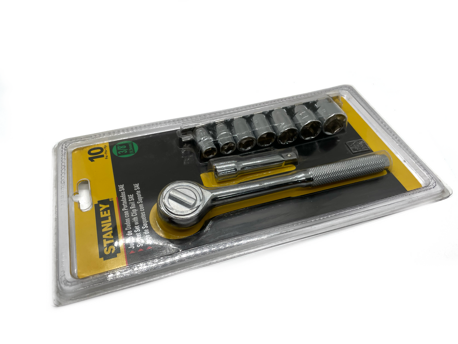 10PC SOCKET SET  - STANLEY (9786219)
