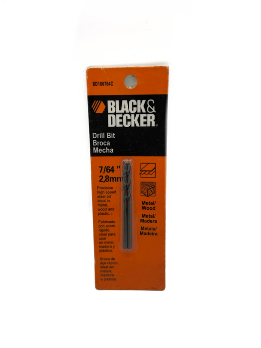 7/64" (2.8MM) OXIDE DRILL BIT - BLACK & DECKER (BD180764C)