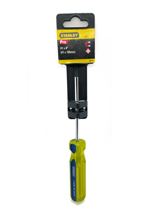 #1 4" x 3/16" PHILLIPS SCREWDRIVER - STANLEY (95IB69141)