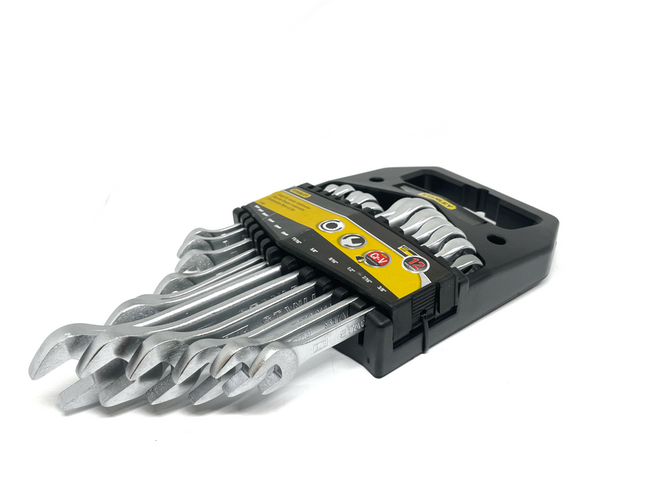 12PC WRENCH SET (SAE/METRIC) - STANLEY (9771608)