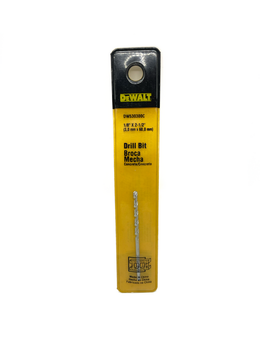 1/8” x 2-1/2” MASONARY DRILL - DEWALT (DW530300C)