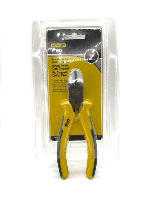 6" DIAGONAL CUTTING PLIER - STANLEY (95IB84054)
