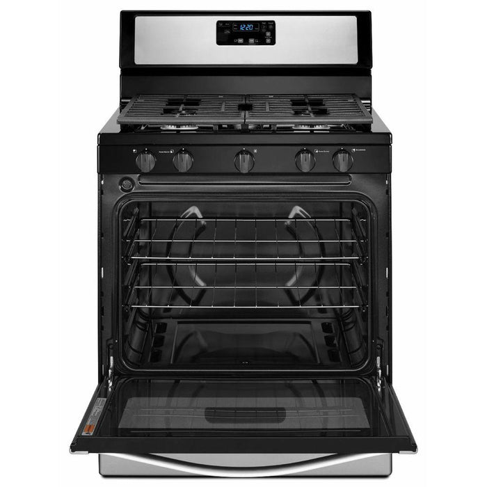 30" 5.1 CF FREESTANDING FIVE BURNER GAS RANGE - Whirlpool (WFG505M0BS)