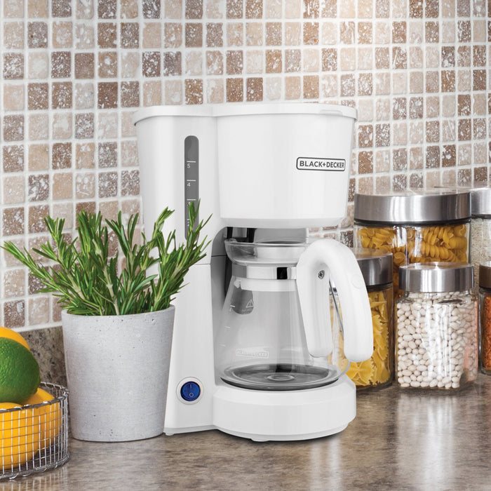 5 CUP COFFEE MAKER WHTE BLACK AND DECKER(CM0701W)