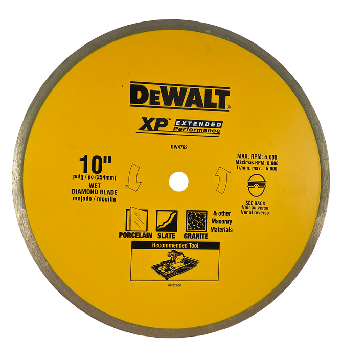 10” TILE BLADE - DeWALT (DW4762)
