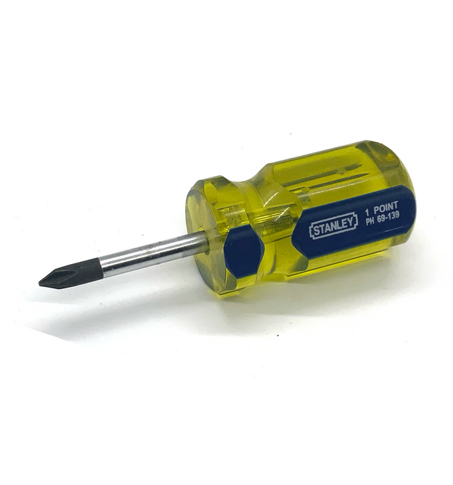 #1 PHILLIPS SCREWDRIVER - STANLEY (95IB69139)