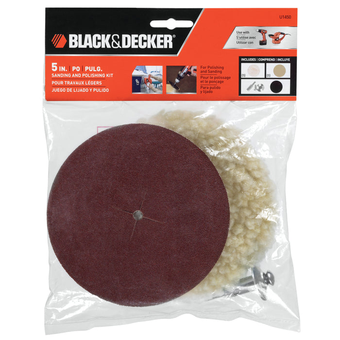 POLISHING & SANDING KIT - BLACK & DECKER (U1450)