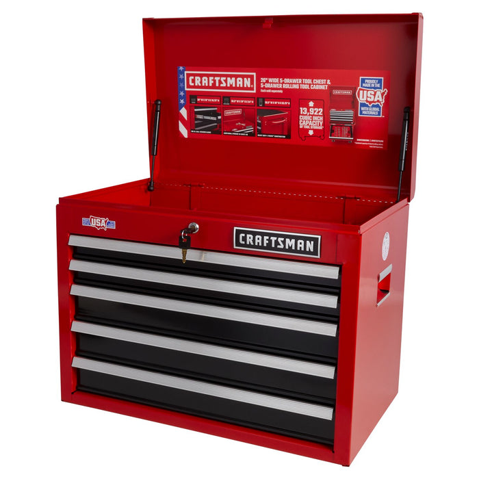 5 Drawer Tool Chest (Red) - Craftsman (CMST22652RB)