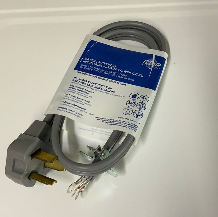 3-Prong Dryer Power Cord - FSP (PT220L)