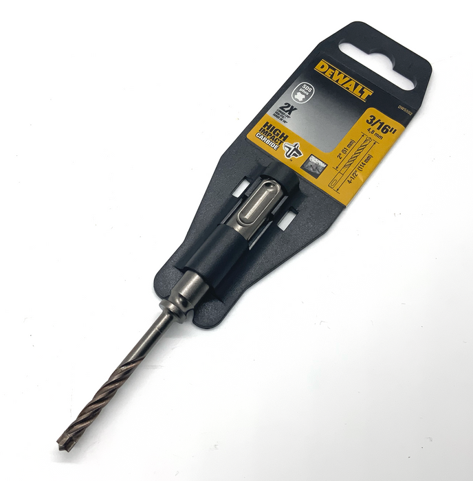 3/16” SDS PLUS BIT - DEWALT (DW5502Y)