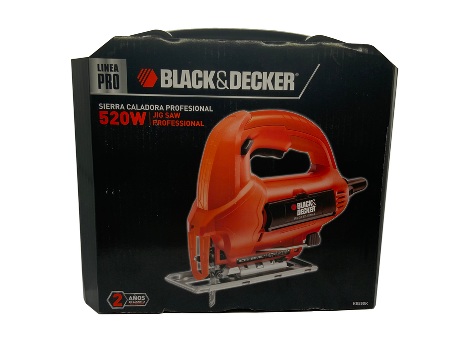 JIG SAW 520W - BLACK & DECKER (KS550K)