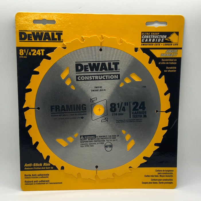 8-1/4" CIRCULAR SAW - DEWALT (DW3182)