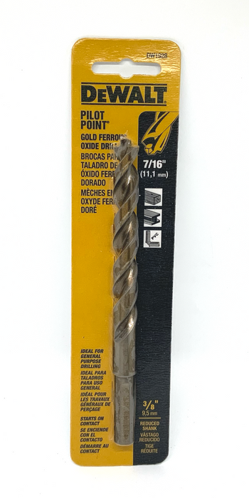 7/16” PILOT POINT DRILL BIT - DEWALT (DW1928)