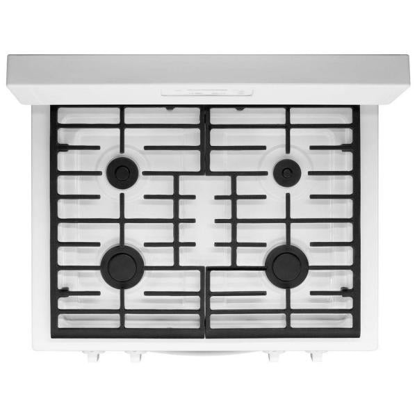30" 5.1 cu. ft. Gas Range White - Whirlpool (WFG320M0BW)