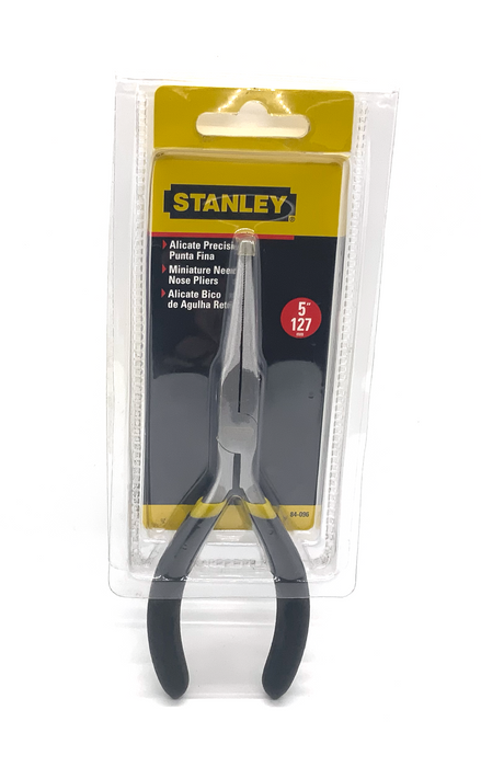 5" MINIATURE NEEDLE NOSE PLIER - STANLEY (95IB84096)