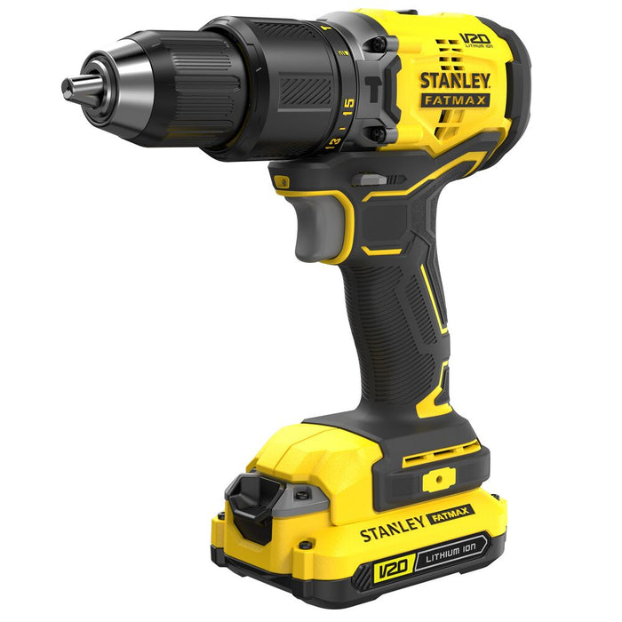 20V BRUSHLESS HAMMER DRILL - STANLEY (SBD715C2K-B3)