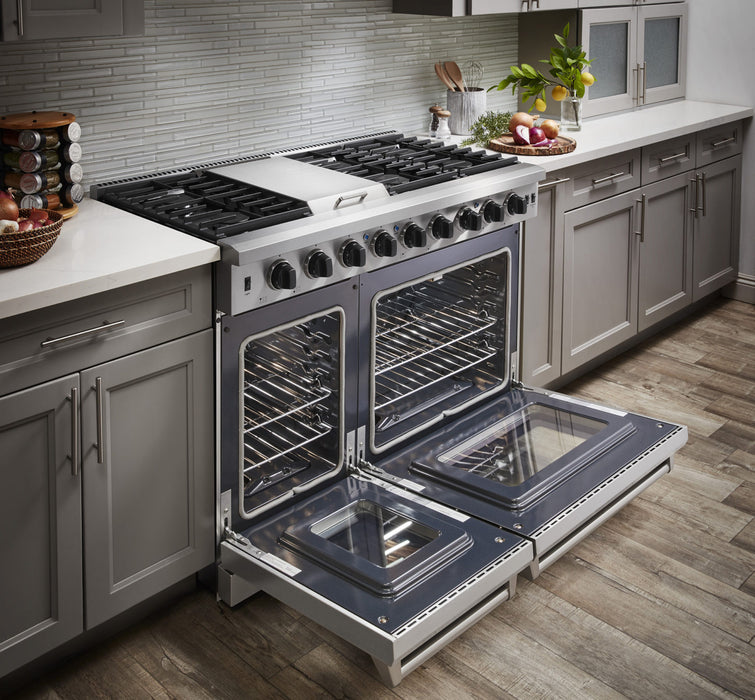 48" FREESTANDING STAINLESS STEEL GAS RANGE THOR (LRG4807U)