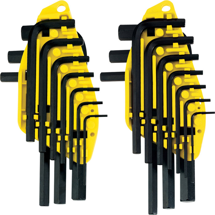 20PC METRIC/SAE HEX KEY SET - STANLEY (95IB69255)