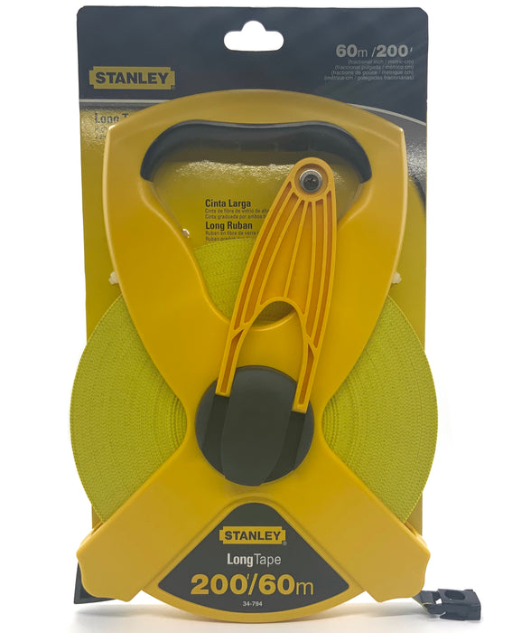 LONG TAPE HIGH STRENGTH FIBERGLASS BLADE 60M/200’ - STANLEY (95IB34794S)