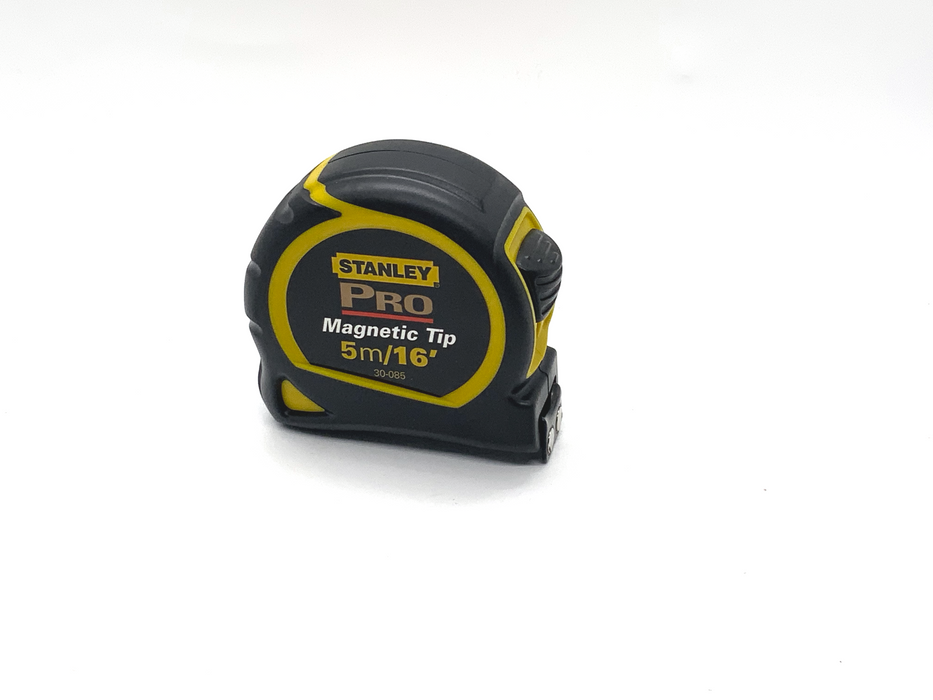 5M/16’ DOUBLE SIDED TAPE RULE WITH MAGNETIC TIP - STANLEY (95IB30085)
