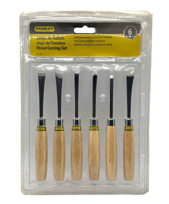 6PCS WOOD CARVING SET  - STANLEY (95IB16120)